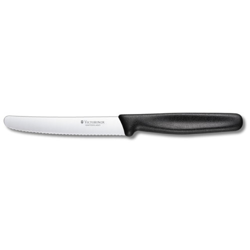 Victorinox Nůž na rajčata a uzeniny 11 cm, černý (5.0833)