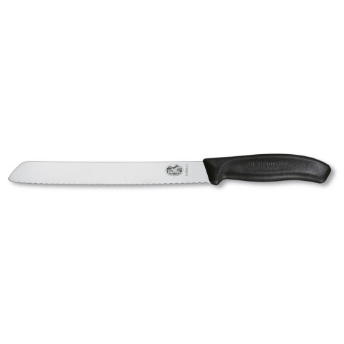 Victorinox Nůž na chleba 21 cm Swiss Classic, černý, dárkové balení (6.8633.21G)