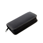 Alpen Manikúrní sada NICKEL, kožená na zip, černá, 4dílná (6820_Black)