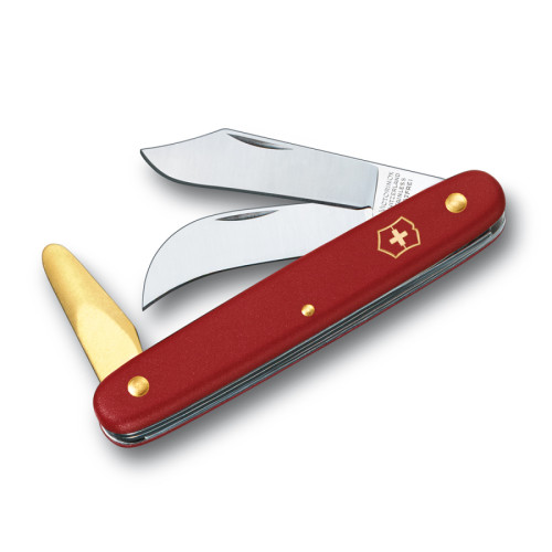 Zahradnický roubovací nůž Victorinox se 2 čepelemi a odhrnovačem kůry