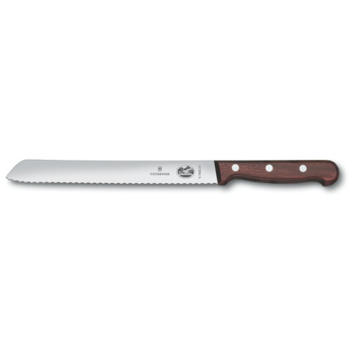 Victorinox Nůž na chleba 21 cm Wood, dřevěná rukojeť, dárkové balení (5.1630.21G)