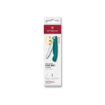 Victorinox Svačinový skládací nůž Swiss Classic 11 cm, zelený, vlnkované ostří (6.7834.FC1)