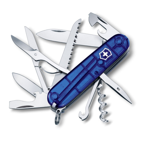 Victorinox HUNTSMAN modrý transparentní