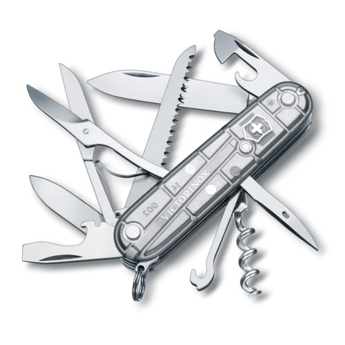 Victorinox HUNTSMAN stříbrný transparentní