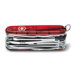 Victorinox CYBER TOOL 41 červený průhledný