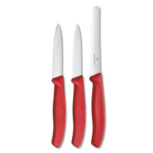 Victorinox Kuchyňská sada nožů 3 ks Swiss Classic, červená (6.7113.3)