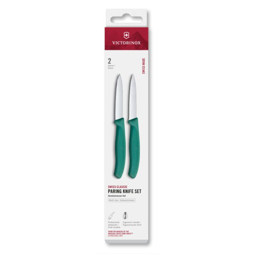 Victorinox Sada kuchyňských nožů na zeleninu 8 cm Swiss Classic, zelená (6.7694.2C1)