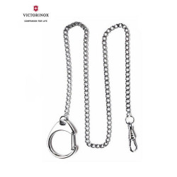 Ocelový jistící řetízek Victorinox s karabinou 40 cm