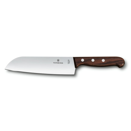 Victorinox Kuchyňský nůž 17 cm SANTOKU, dřevěná rukojeť, dárkové balení (6.8500.17G)